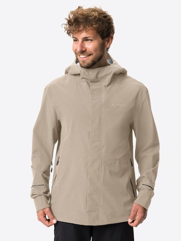 VAUDE Outdoor jacket 'Yaras' in Beige: front