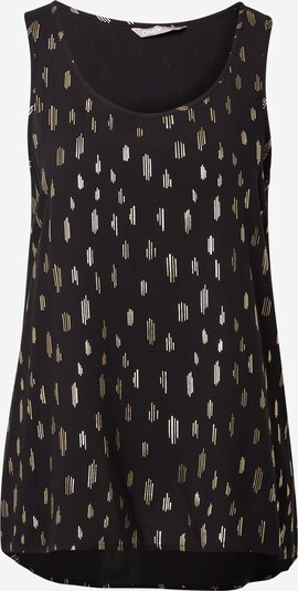 ONLY Top 'FRIDAY' in gold / schwarz, Produktansicht