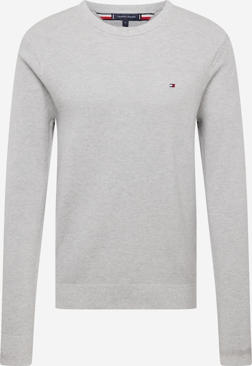 TOMMY HILFIGER Sweter 'ESSENTIAL' w kolorze granatowy / jasnoszary / czerwony / białym, Podgląd produktu