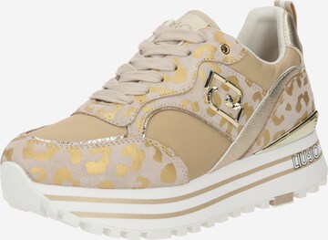 Baskets basses 'MAXI WONDER 73' Liu Jo en beige : devant