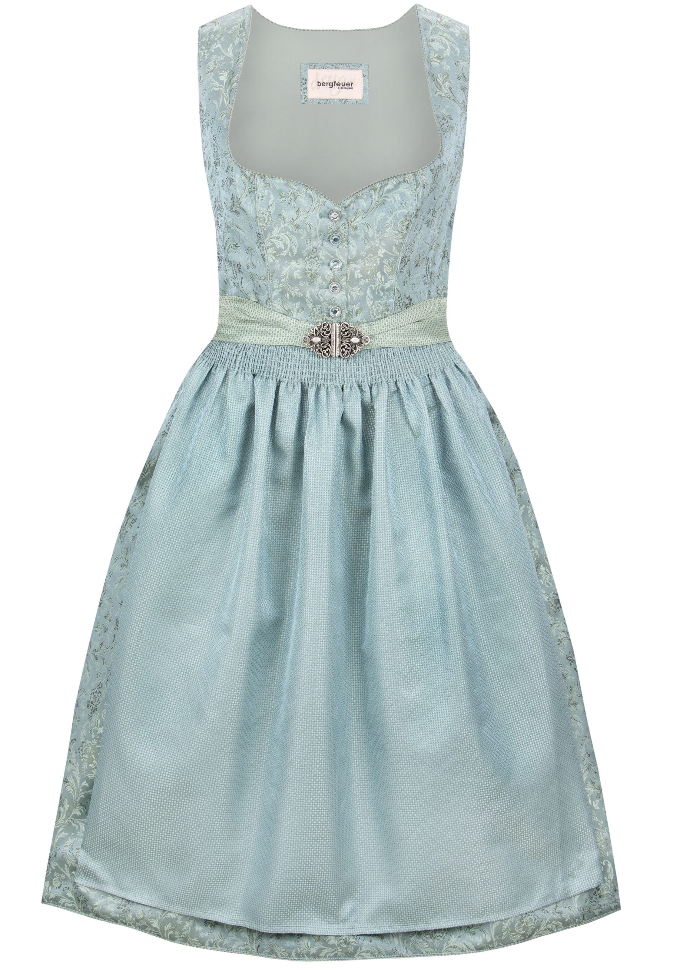 STOCKERPOINT Dirndl 'Dalia' in Grün: Vorderseite