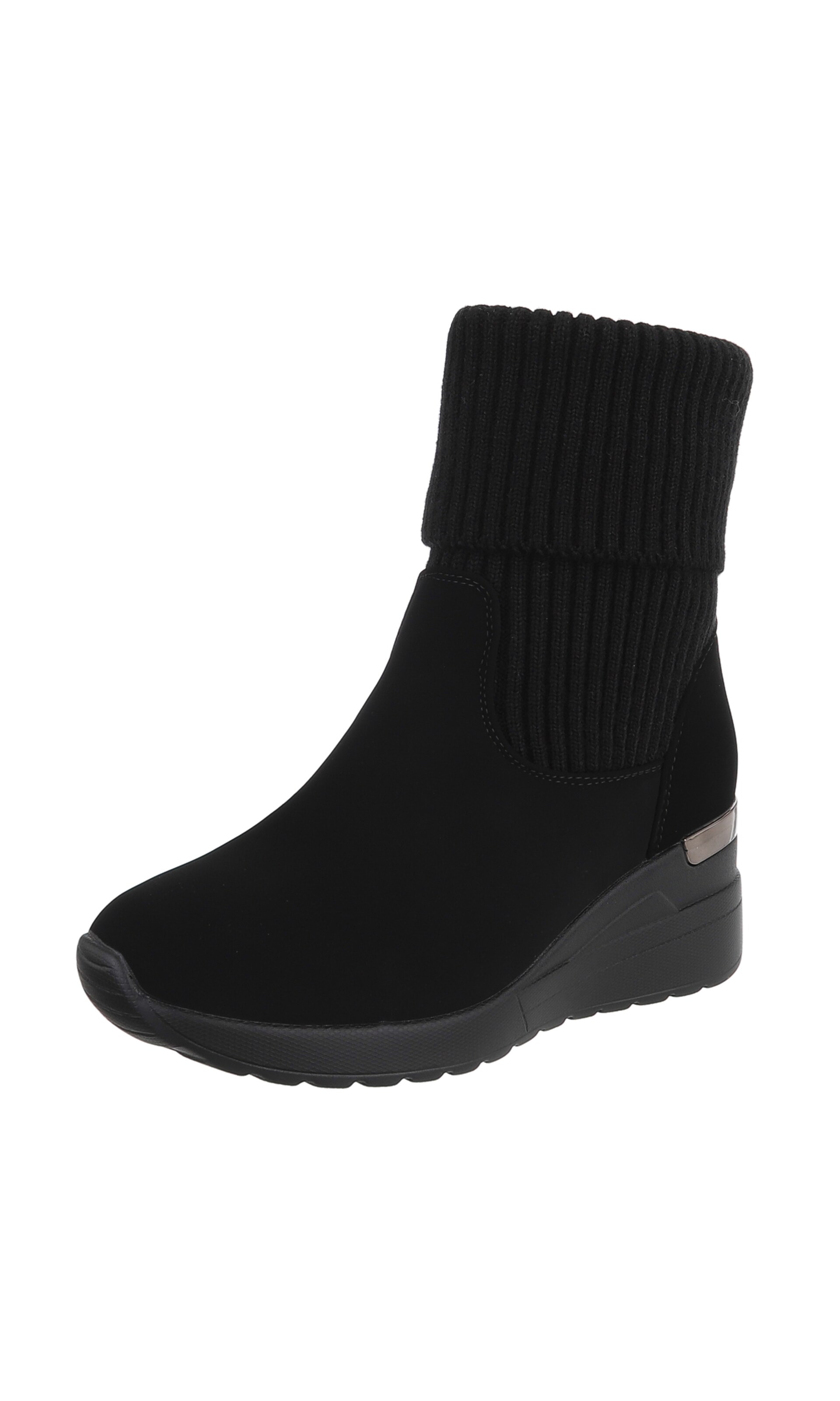 Ital-Design Stiefel in Schwarz
