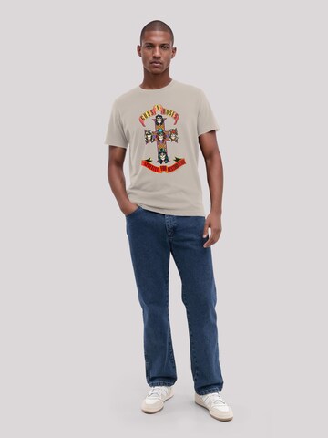 T-Shirt 'Guns 'n' Roses Appetite For Destruction' F4NT4STIC en beige