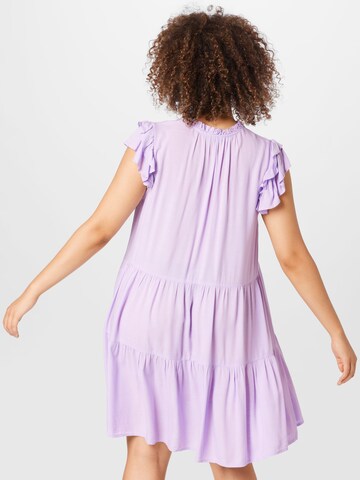 PIECES Curve Dress 'Teresa' in Purple