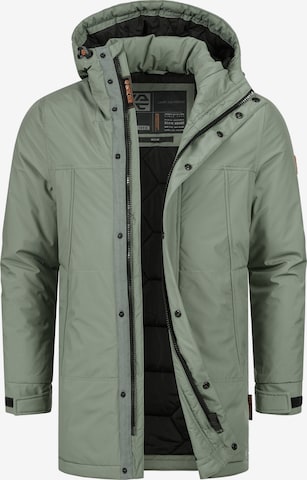 INDICODE JEANS Winter Jacket 'INBenyot' in Green: front