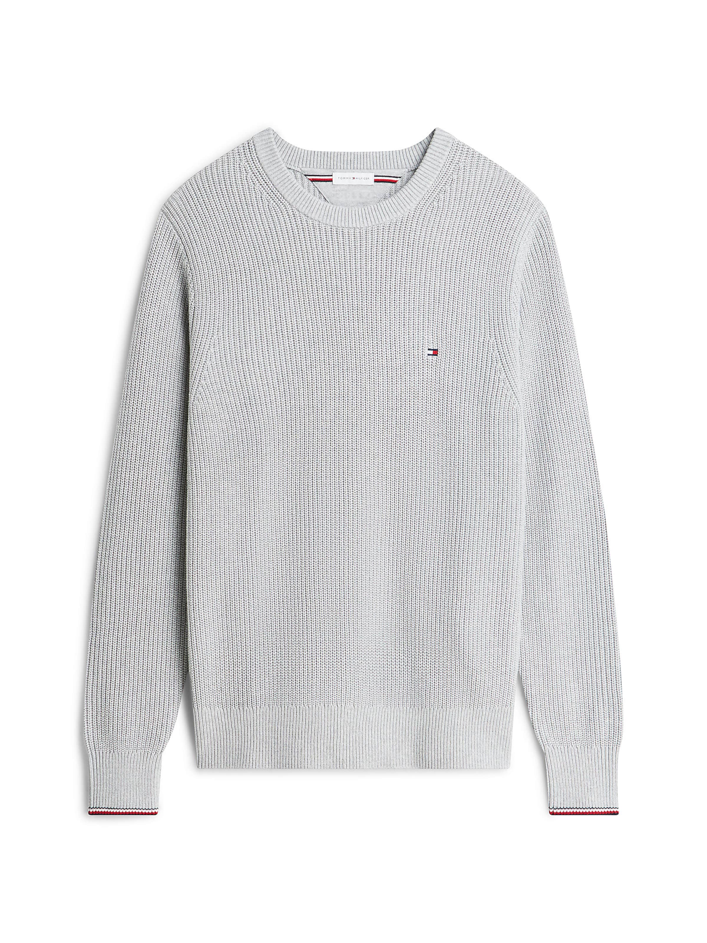 Pull-over TOMMY HILFIGER en gris : devant