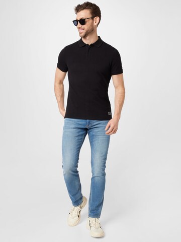 QS Poloshirt in Schwarz