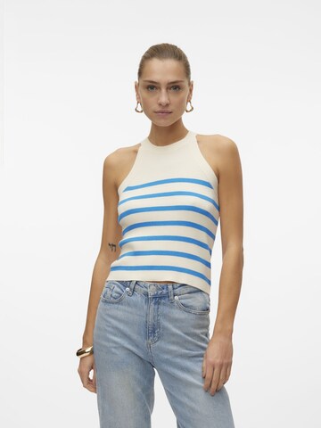 VERO MODA Knitted top 'SABA' in Beige: front
