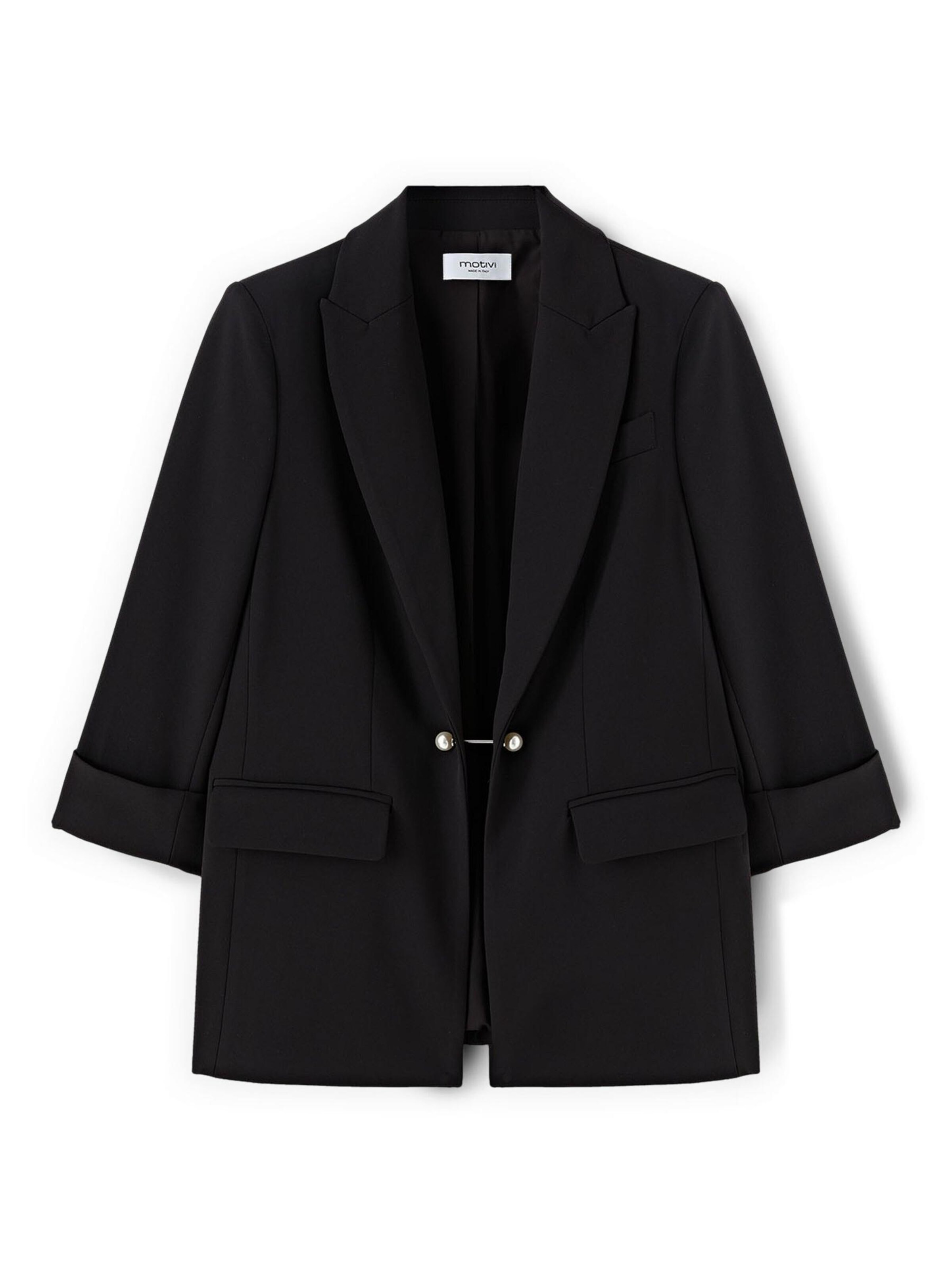 MOTIVI - Blazer en negro: frente