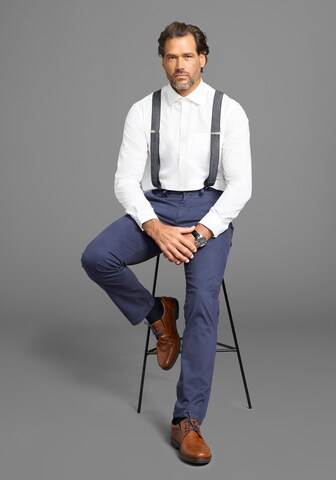 Man's World Suspenders in Blue