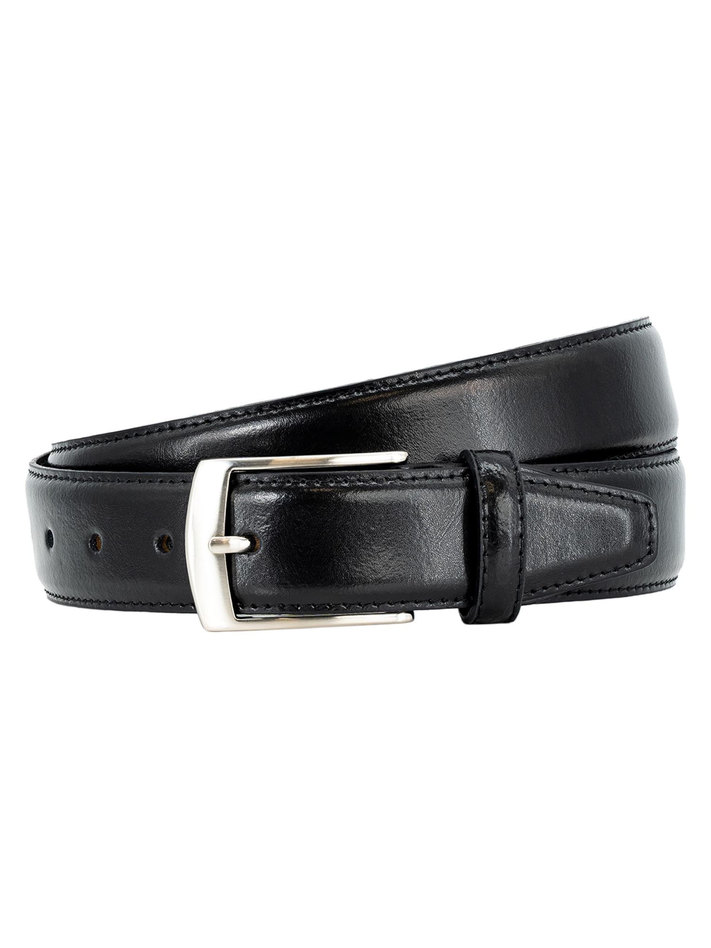 PIERRE CARDIN Belt 'Basic' in Black: front