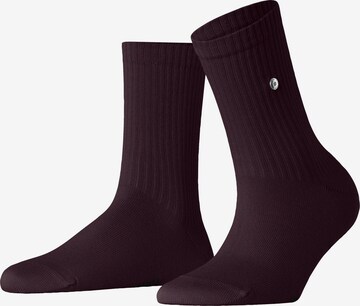 BURLINGTON Socks 'Fleet Street' in Red: front