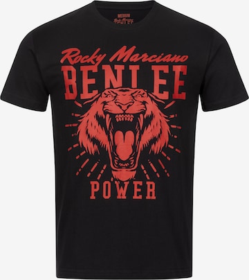 Benlee Функциональная футболка 'Tiger Power' в Черный: спереди