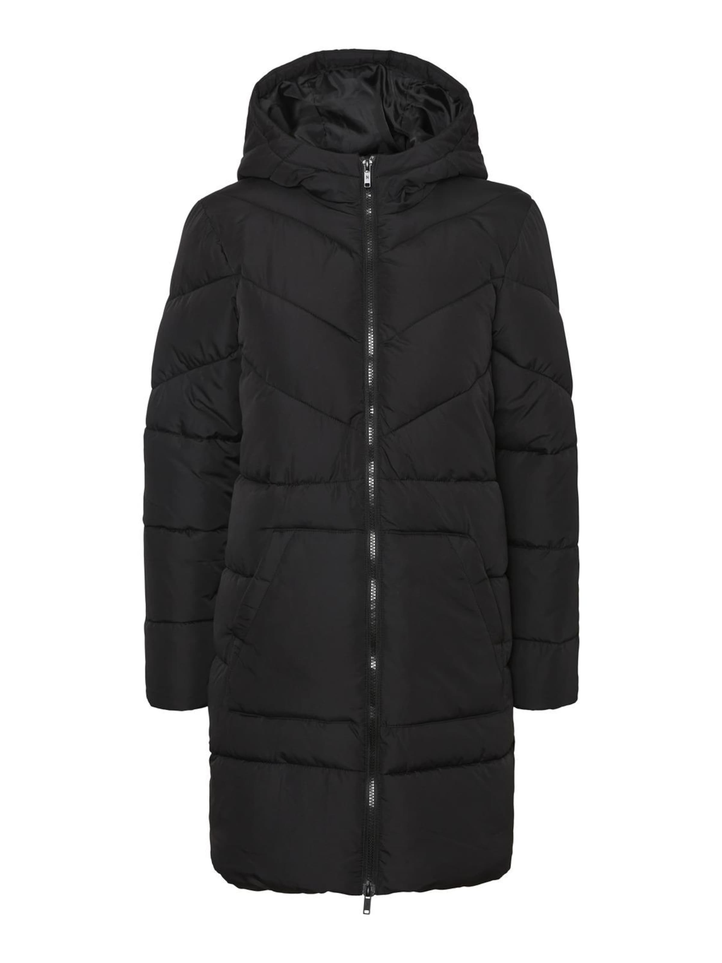 Noisy mayZimski kaput 'Dalcon' - crna boja: prednji dio