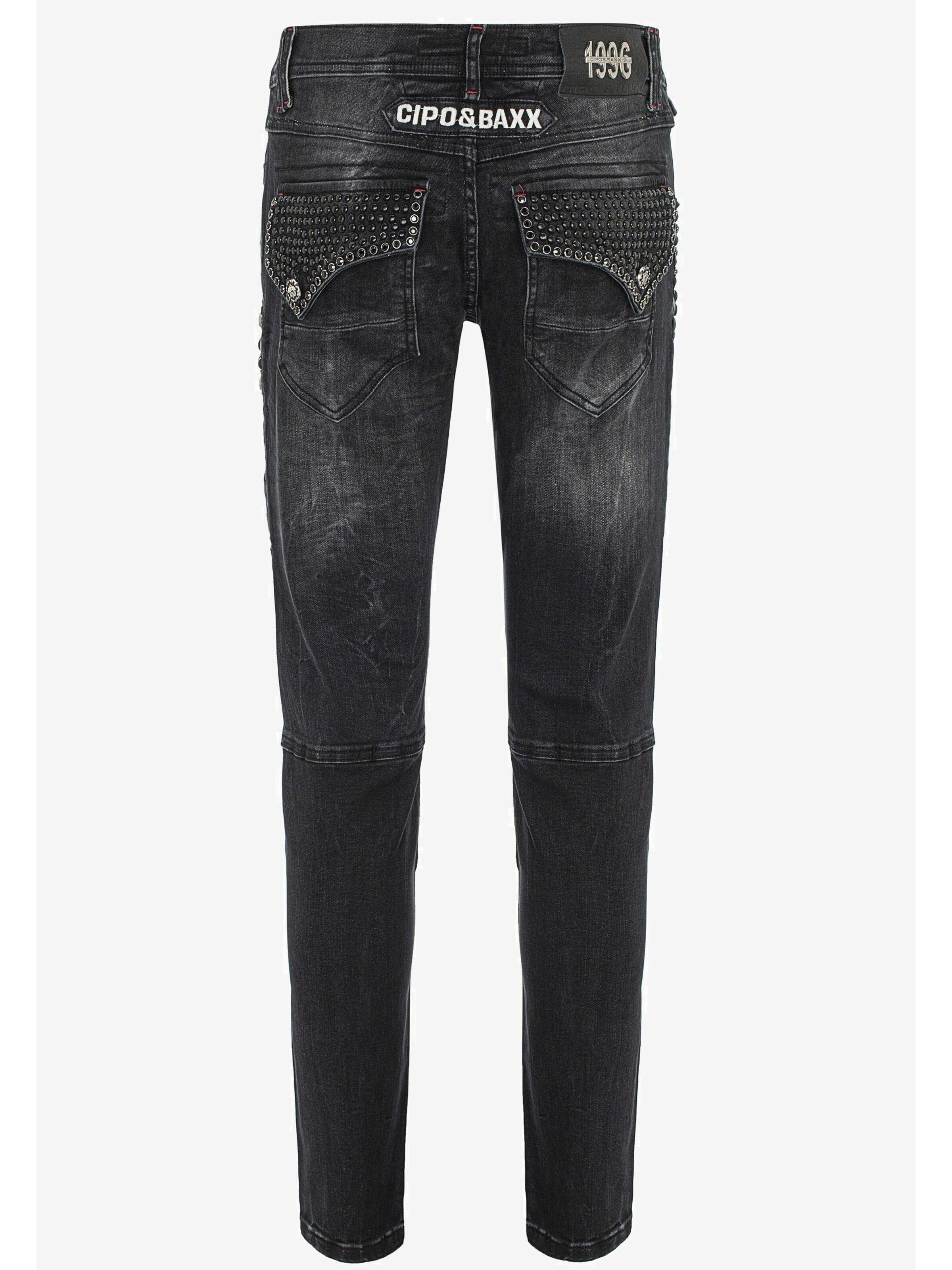 CIPO & BAXX Slim fit Jeans in Black
