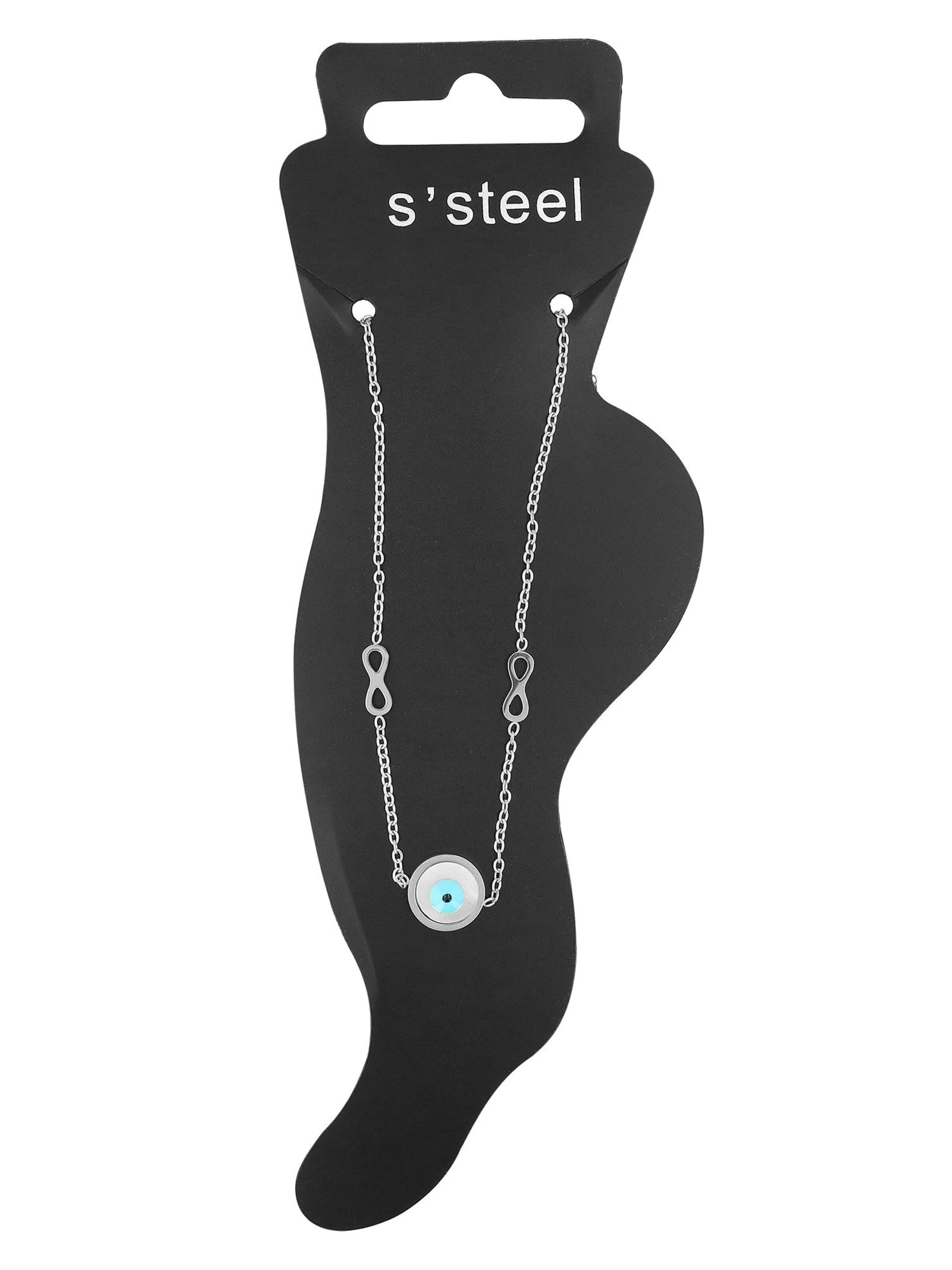 Akzent Foot Jewelry 'Wenna, langlebig' in Silver: front