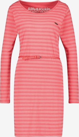 Alife and Kickin Dress in Pink: front