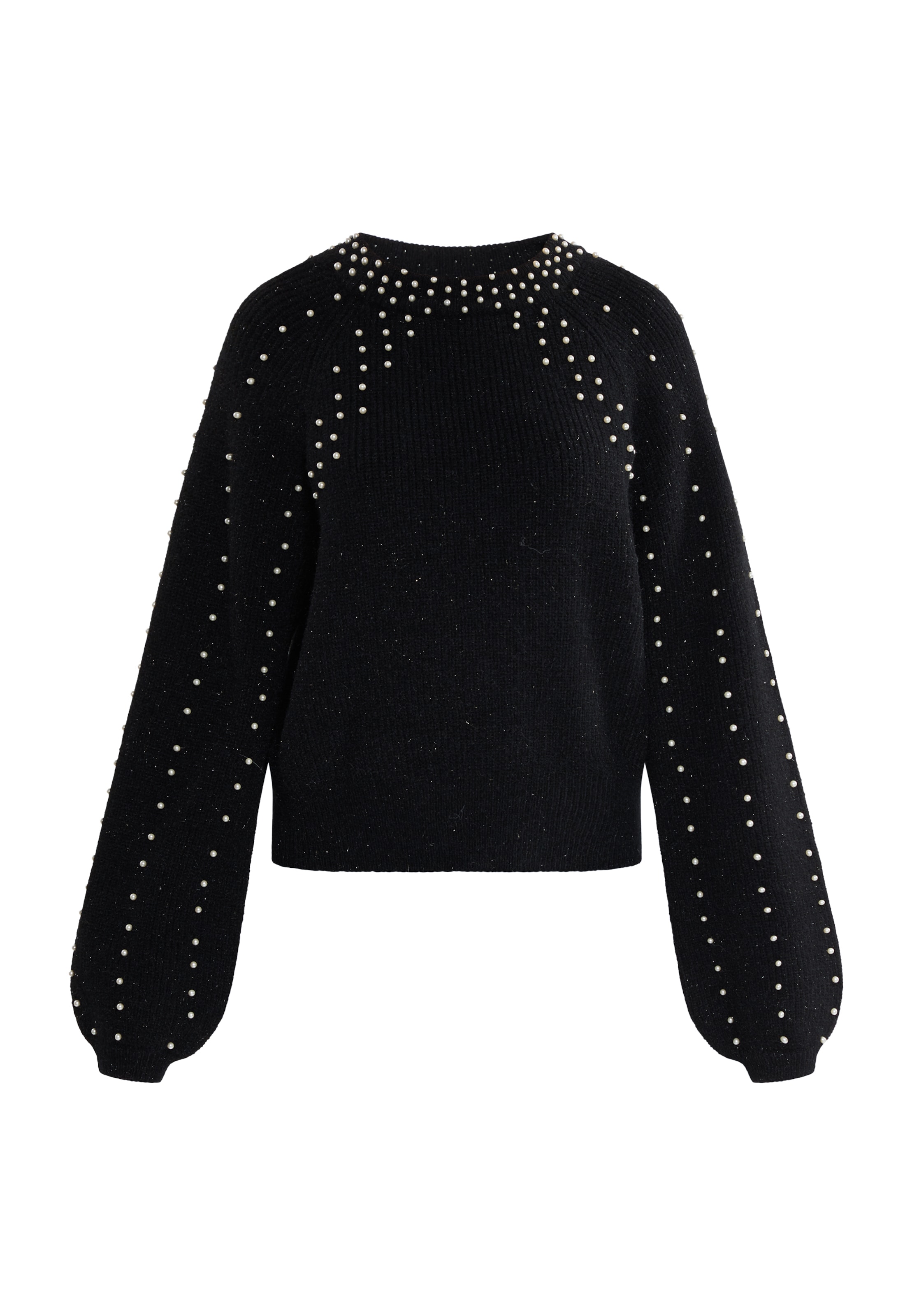 faina Trui in Zwart: voorkant