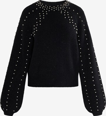 Pull-over faina en noir : devant