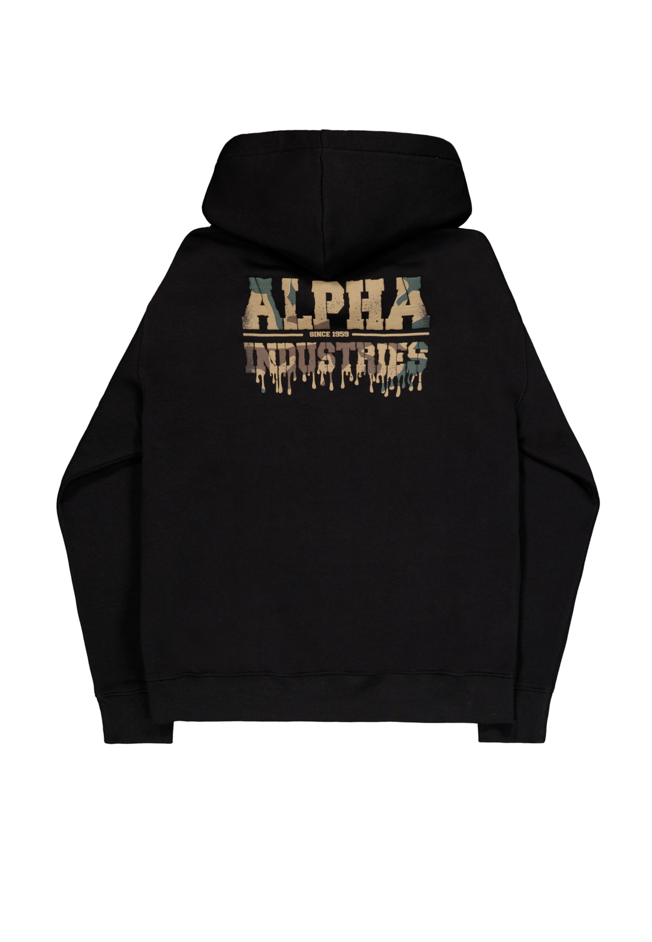 ALPHA INDUSTRIES Mikina - Čierna