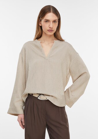 COMMA Bluse in Beige: Vorderseite