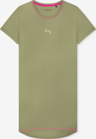 Chemise de nuit ' Casual Essentials ' SCHIESSER en vert : devant