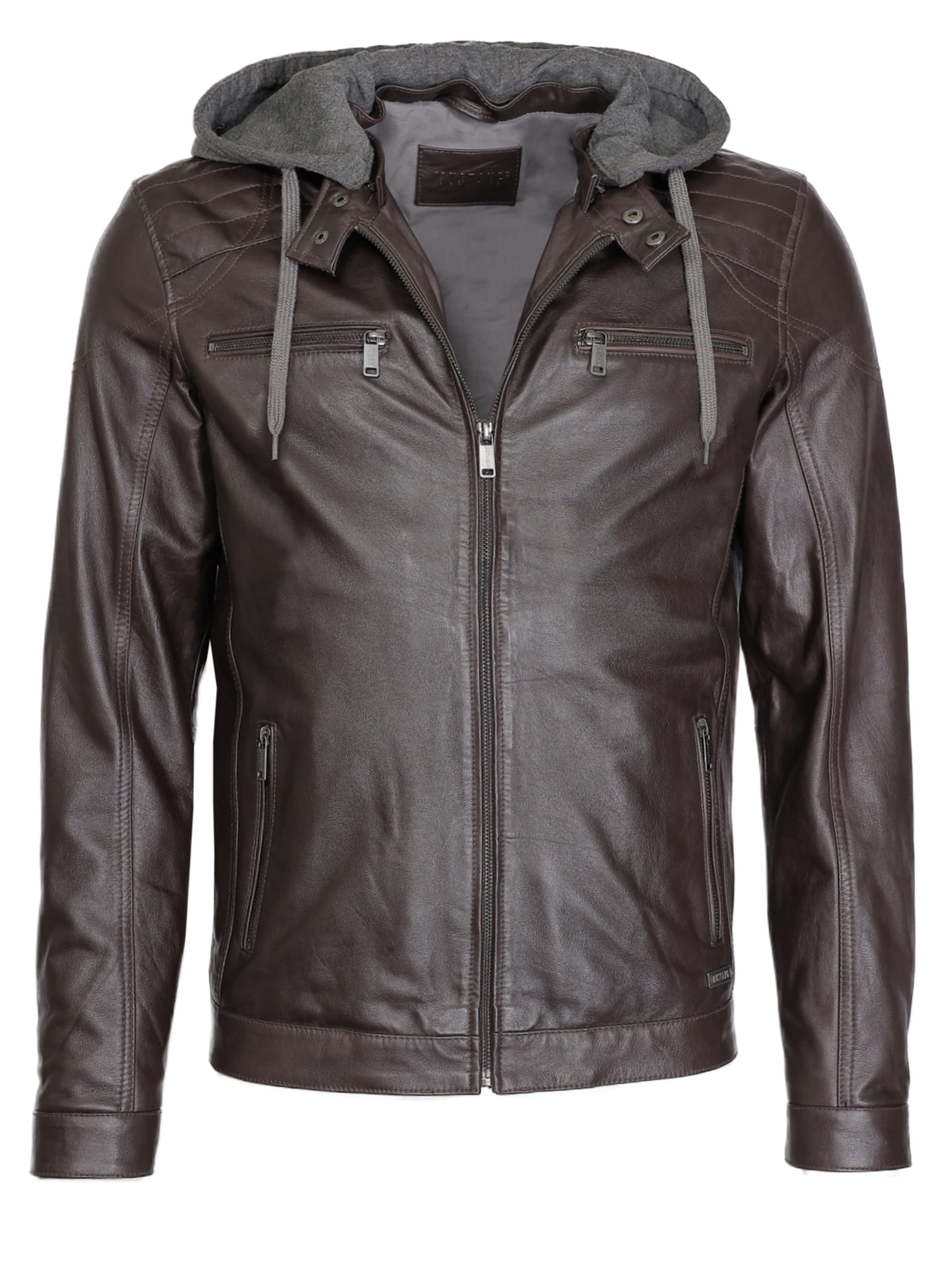 MUSTANG Between-season jacket ' Foster ' in Brown: front