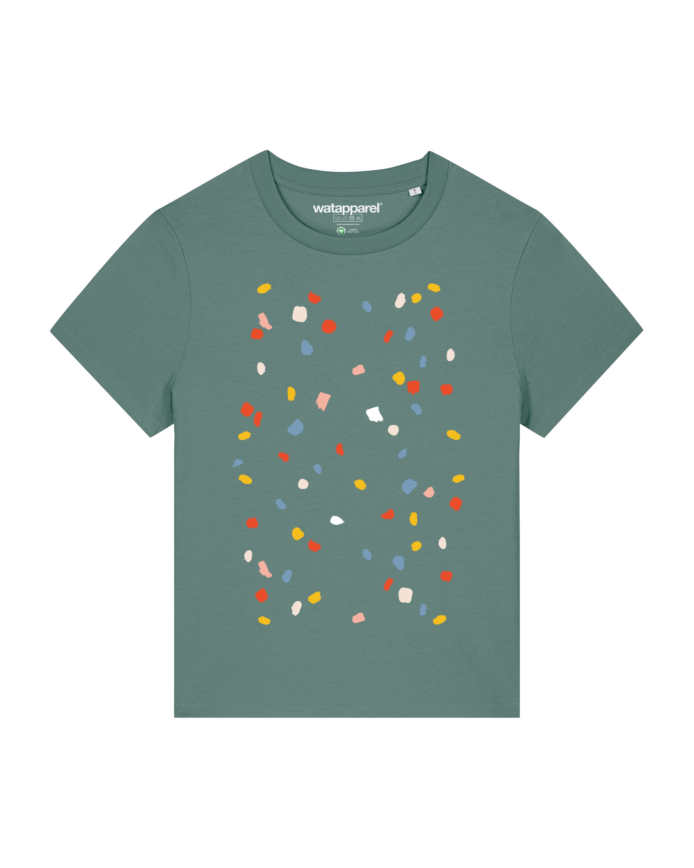 Watapparel Shirt ' This is Art ' in Groen: voorkant