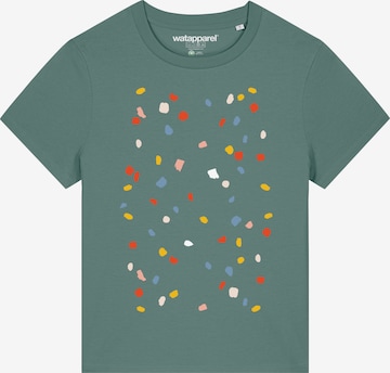 Watapparel Shirt ' This is Art ' in Grün: Vorderseite