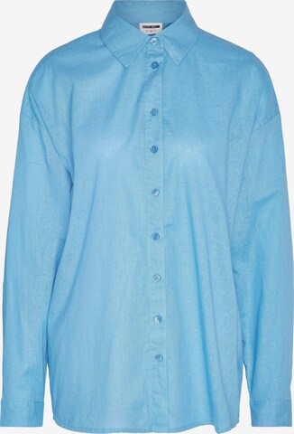 Noisy may Blouse 'MOYA' in Blauw: voorkant