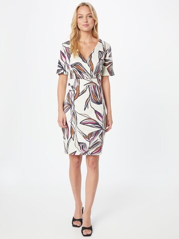 COMMA Sheath dress in Beige: front