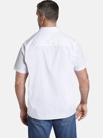 Jan Vanderstorm Comfort fit Button Up Shirt 'Meino' in White: front