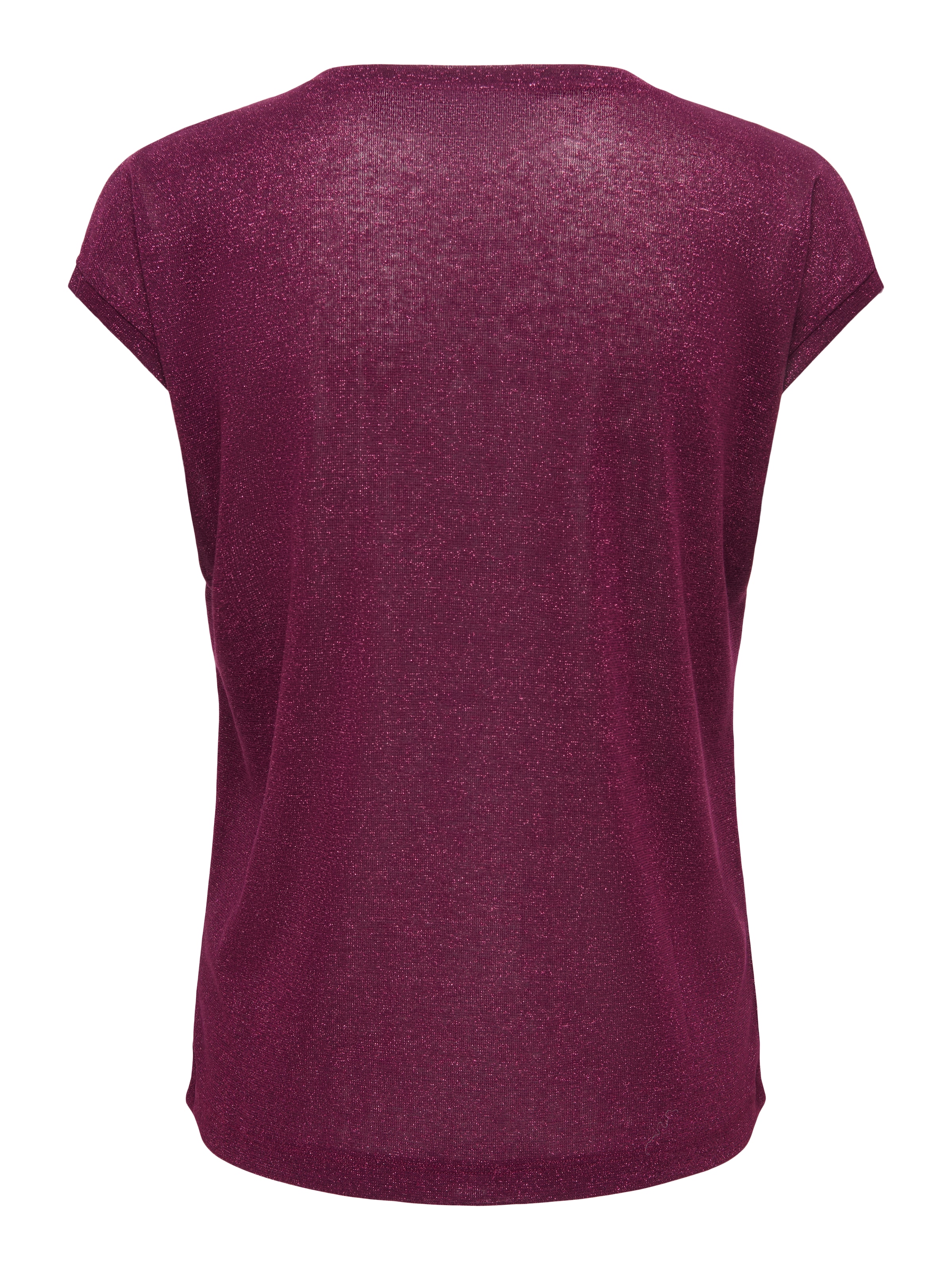 ONLY T-Shirt 'ONLSilvery' in Rot