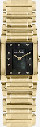 Jacques Lemans Analog Watch in Gold: front