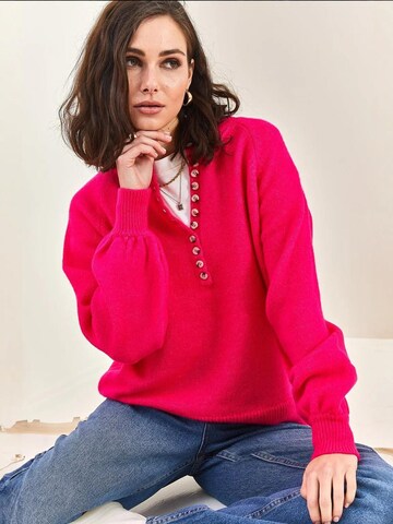 Pullover di Bianco Lucci in rosa