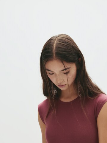 Pull&Bear Rövid body - piros