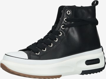 Sneaker alta di Dockers by Gerli in nero: frontale