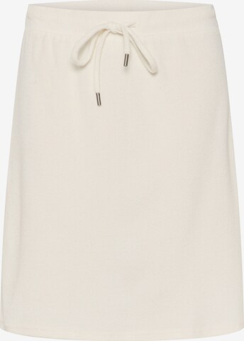 Cream Skirt in White: front