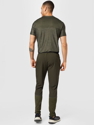 ENDURANCE Slim fit Workout Pants 'Wind' in Green