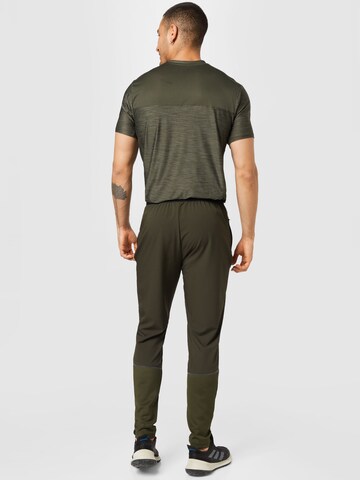 ENDURANCE Slimfit Sporthose 'Wind' in Grün