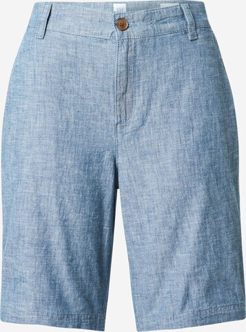 GAP Regular Broek in Blauw: voorkant