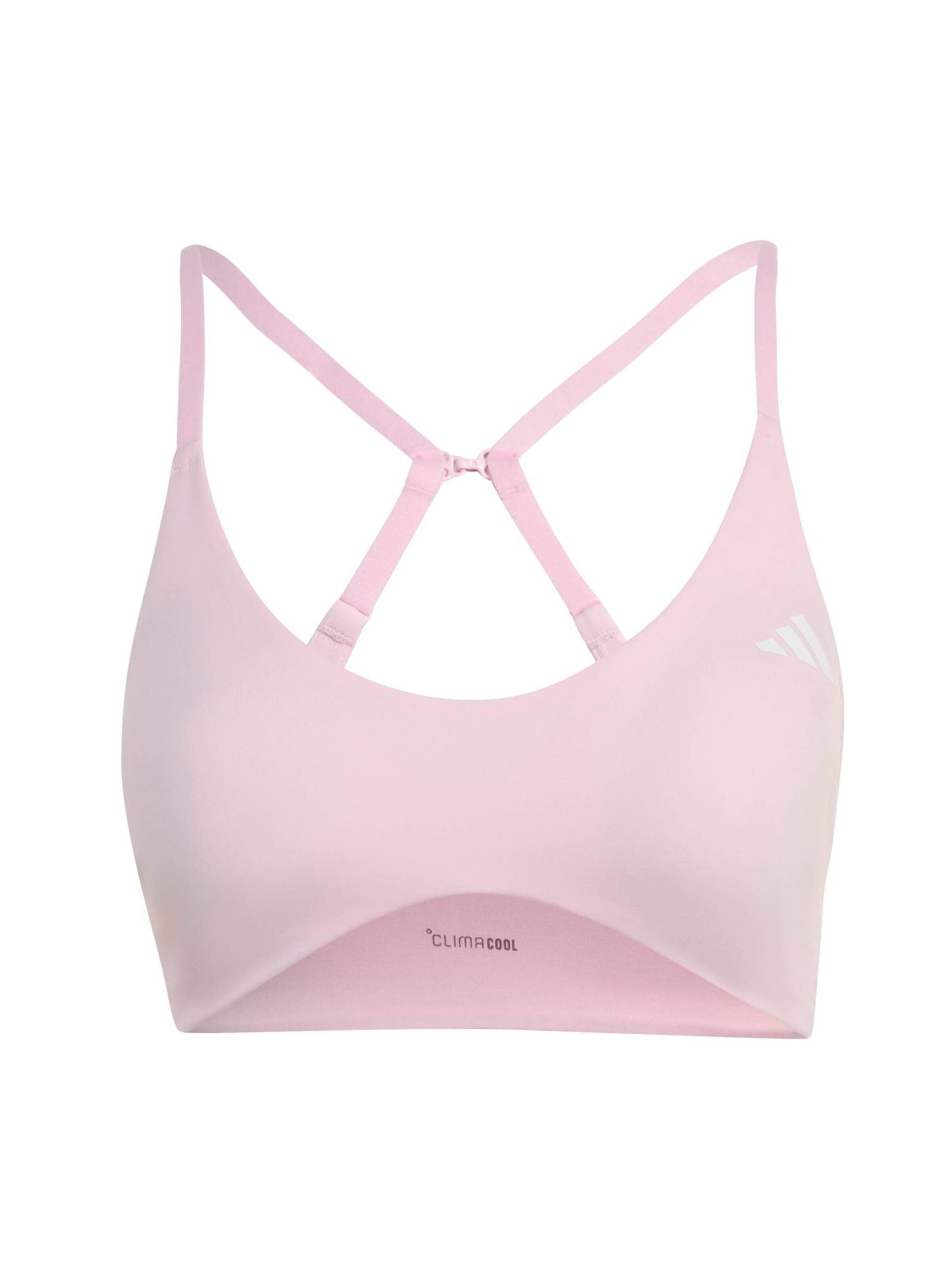 ADIDAS PERFORMANCESportski grudnjak 'Optime Essentials' - roza boja: prednji dio