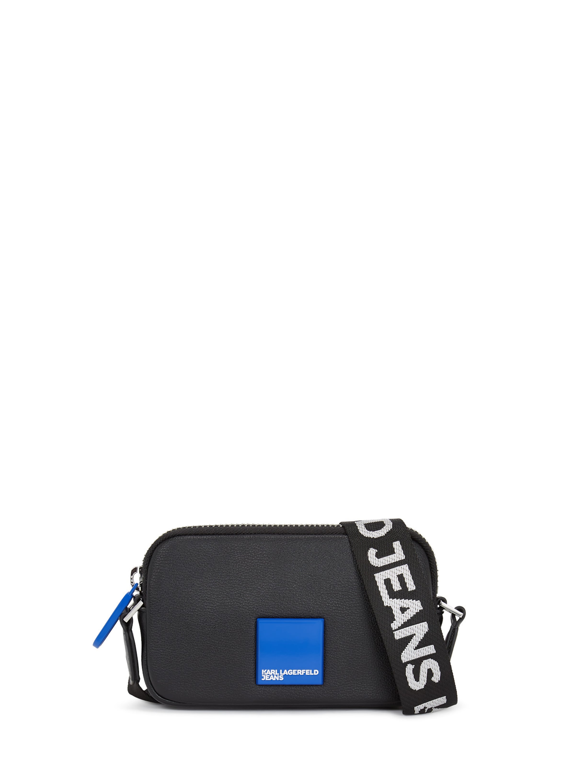 KARL LAGERFELD JEANS Taška cez rameno - Čierna: predná strana