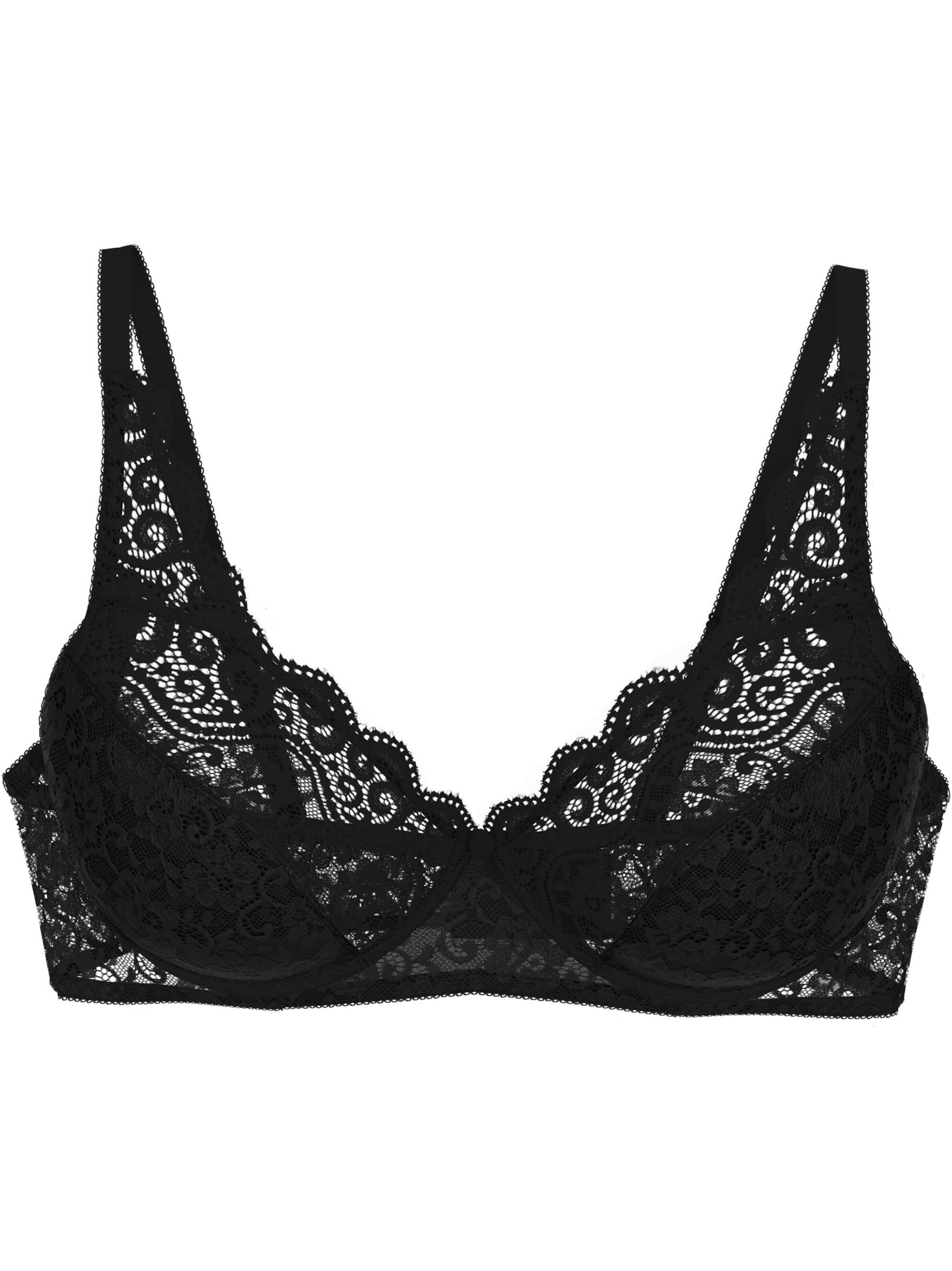 TRIUMPH Bra ' Amourette ' in Black: front