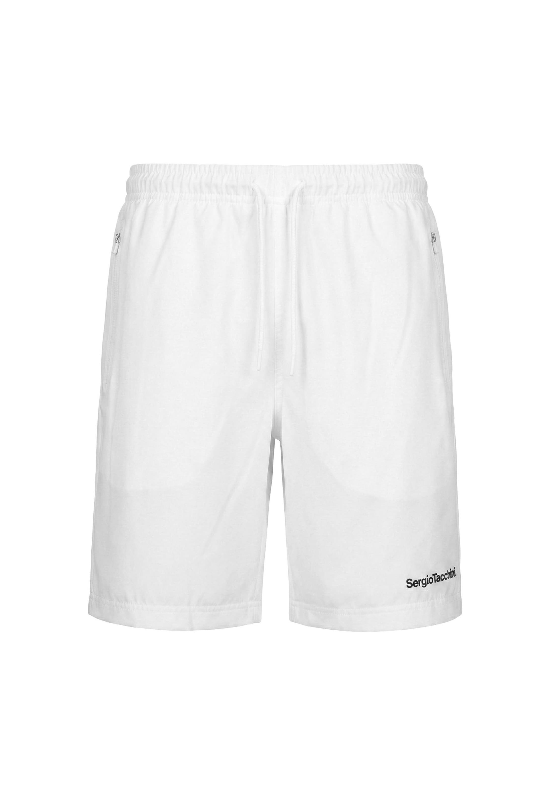 regular Pantaloni sportivi 'Riflesso' di Sergio Tacchini in bianco: frontale