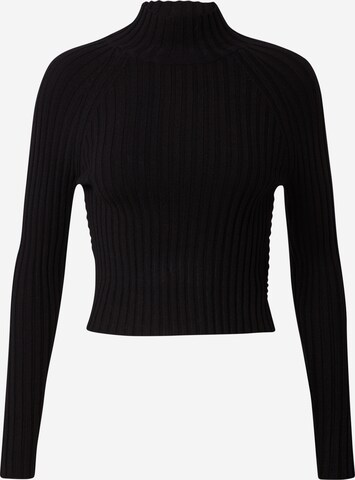 NA-KD Sweater in Black: front