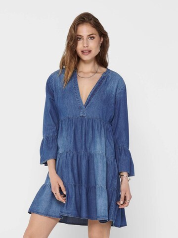 Robe 'SAINT' JDY en bleu : devant