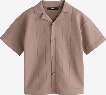 Next Neuletakki värissä ruskea: etupuoli