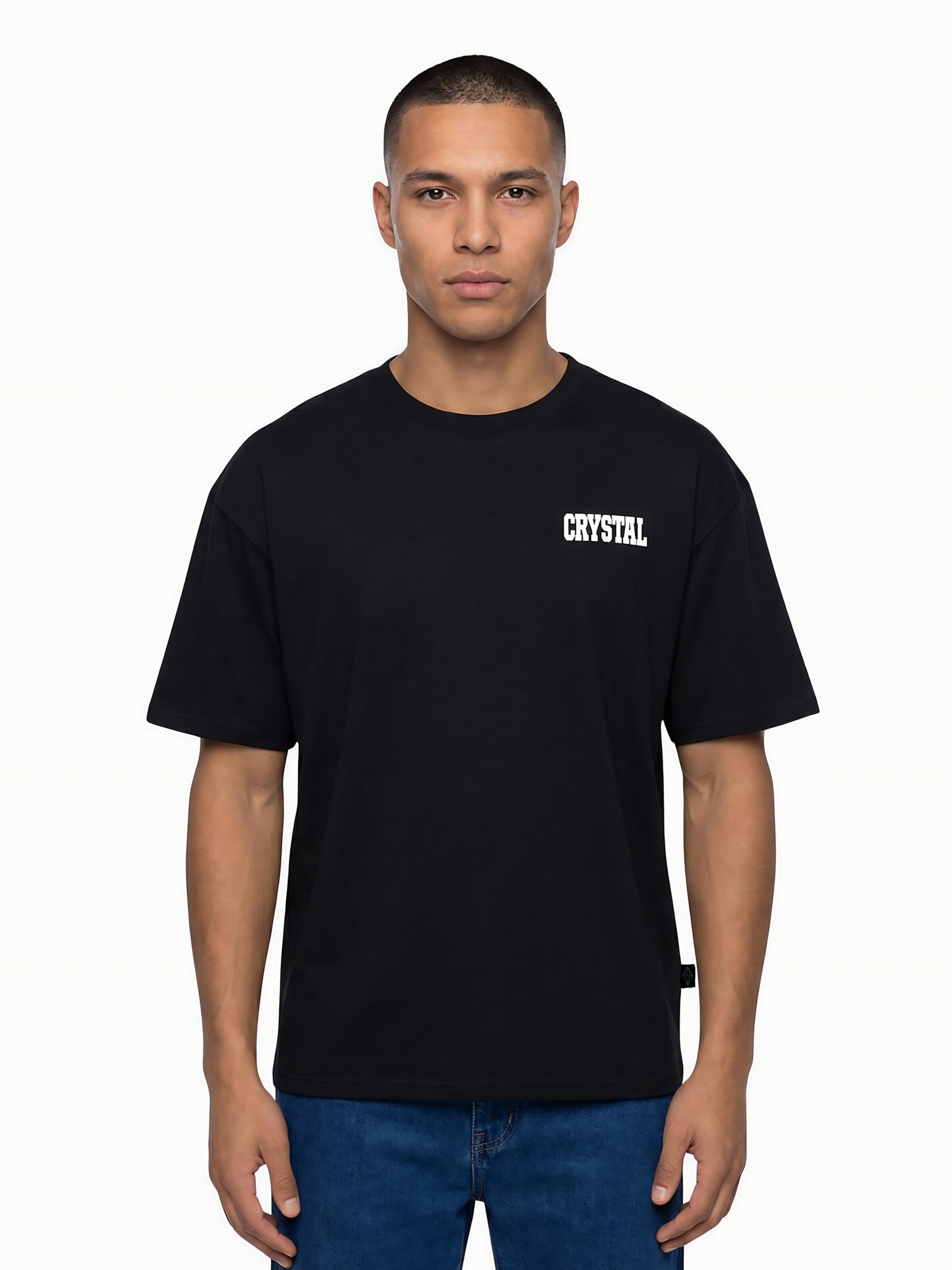 Crystal Paris Shirt 'Keys'‌‌‌‌‌‌‌‌ in Schwarz: Vorderseite