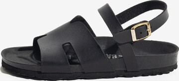 Bayton Sandal 'WARHOL' i svart: framsida